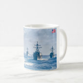 DÉTROYEUR DE MISSILES GUIDÉS - DDG-59 Mug (Devant droit)