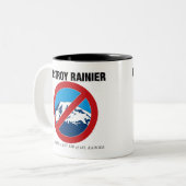Détruire Rainier Coffee Mug (Devant gauche)