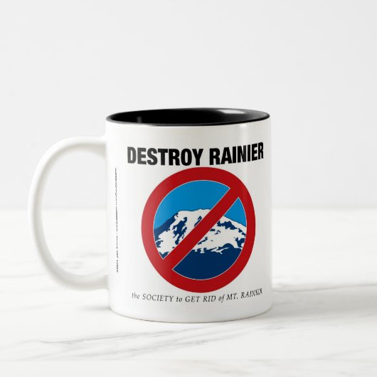 Détruire Rainier Coffee Mug (Gauche)