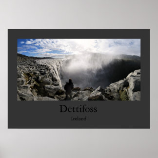 Dettifoss (IJsland) Poster