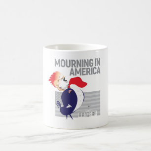 Deuil dans la tasse de l'Amérique