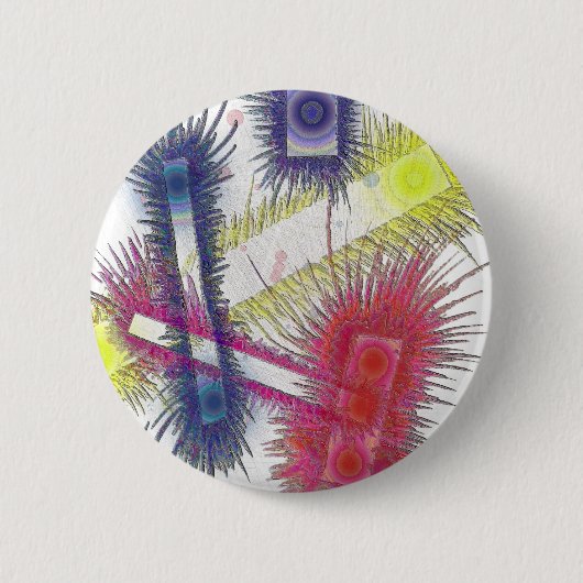 Deur 6e van de hemel ronde button 5,7 cm (Voorkant)