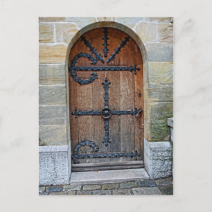 Deur bij het Briefkaart van het Kasteel