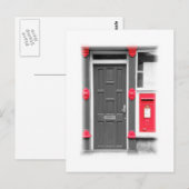 Deur en briefbox briefkaart (Voorkant / Achterkant)