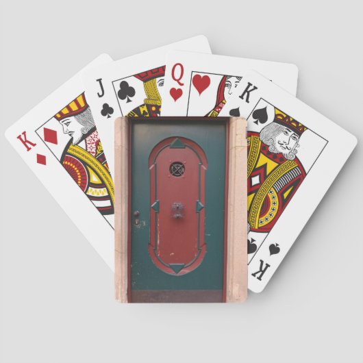 Deur Foto Klassieke Speelkaarten (Achterkant)