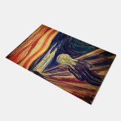 Deur Mat met Munch is het scherm (Schuin)