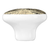 DEUR TREKT OPEN WEG ONTWERP KERAMISCHE KNOP (Zijkant)