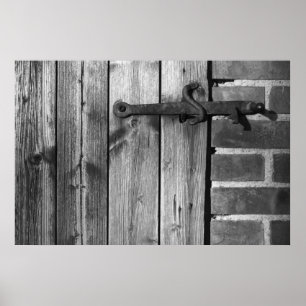 Deur van de oude schuur 5 poster