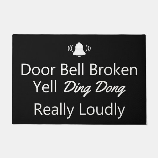 Deurbel kapot deurmat (Voorkant)