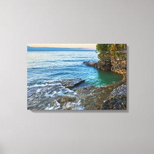 Deurdistrict, Galerij-omloop Cave Point Canvas Afdruk