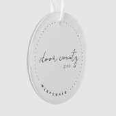 Deurdistrict, Wisconsin WI Travel Verenigde Staten Ornament (voorkant)