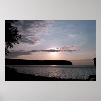 Deuren County Sunset in Wisconsin Poster