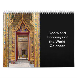 Deuren en deuren van de wereld kalender