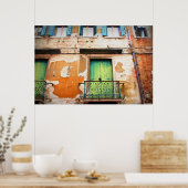 Deuren naar Venetië Poster (Keuken)