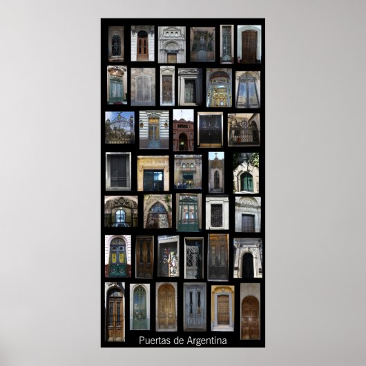 Deuren van Argentinië Poster (Voorkant)