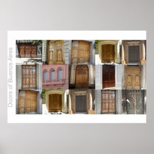 Deuren van Buenos Aires Poster