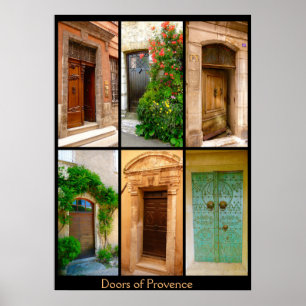 Deuren van de Provence Poster