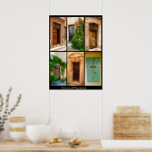 Deuren van de Provence Poster (Keuken)