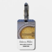  deuren van het paleis van Koning Bagagelabel (Achterkant verticaal)