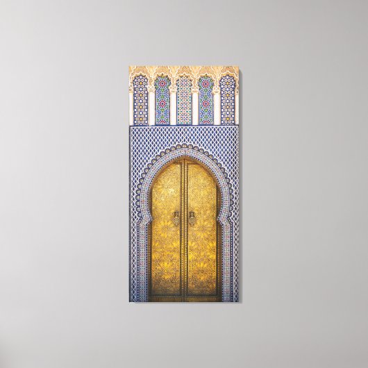  deuren van het paleis van Koning Canvas Afdruk (Voorkant)