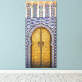  deuren van het paleis van Koning Canvas Afdruk (Insitu (Houten vloer))