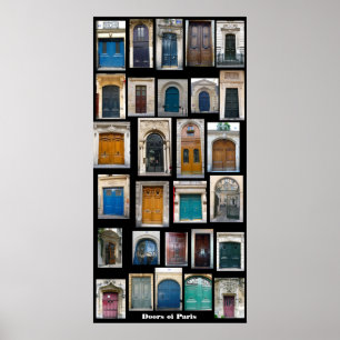 Deuren van Parijs Poster
