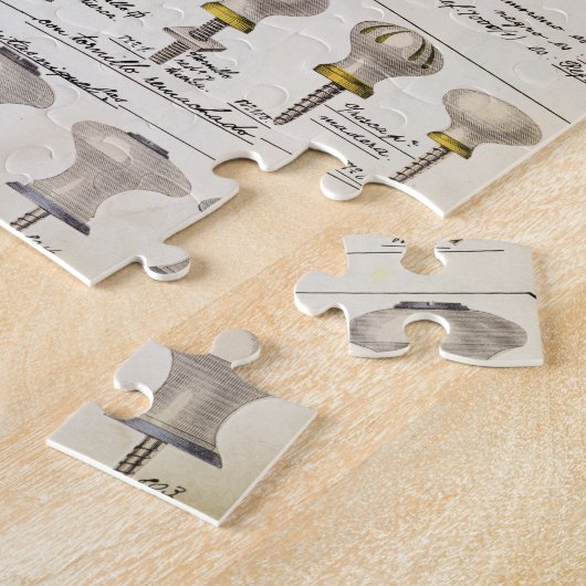 Deurhandgrepen uit een handelscatalogus van huisho legpuzzel (Zijkant)