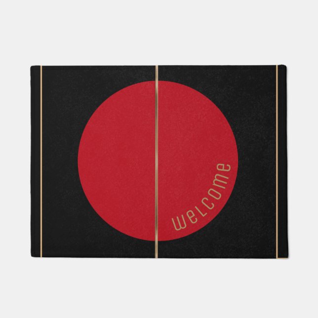 Deurklep voor hedendaags ontwerp deurmat (Voorkant)