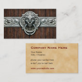   deurklopper #1D algemeen doel Visitekaartje (Voorkant / Achterkant)