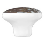 Deurknop van keramische stof knop (Zijkant)