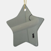 deurkruk keramisch ornament (Links)