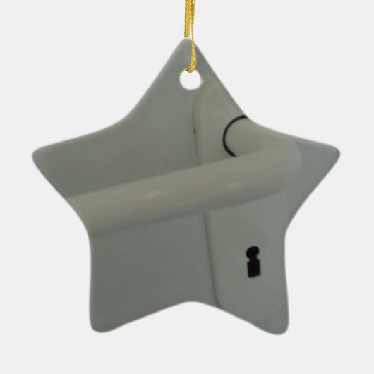 deurkruk keramisch ornament (Achterkant)