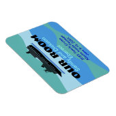 Deurmagneet Cruise Ship Room ID en Memento Custom Magneet (Rechterzijde)
