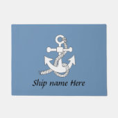 Deurmat - Bevestiging met verzendnaam (Voorkant)