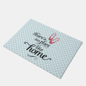 Deurmat Er is geen plek zoals thuis (Schuin)