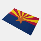 Deurmat met vlag van Arizona State, Verenigde Stat (Schuin)