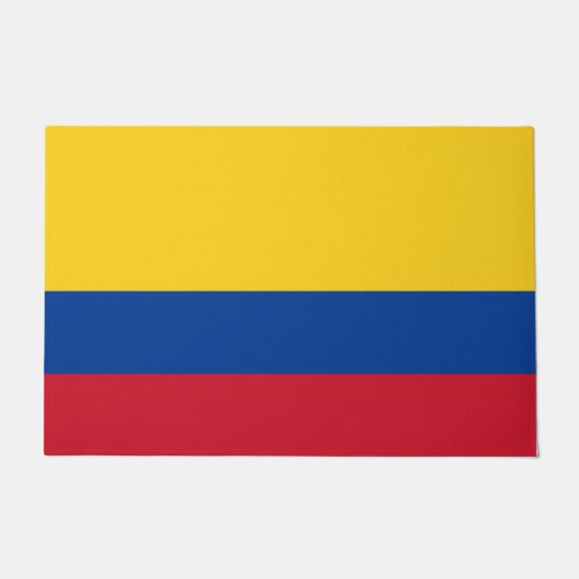 Deurmat met vlag van Colombia (Voorkant)