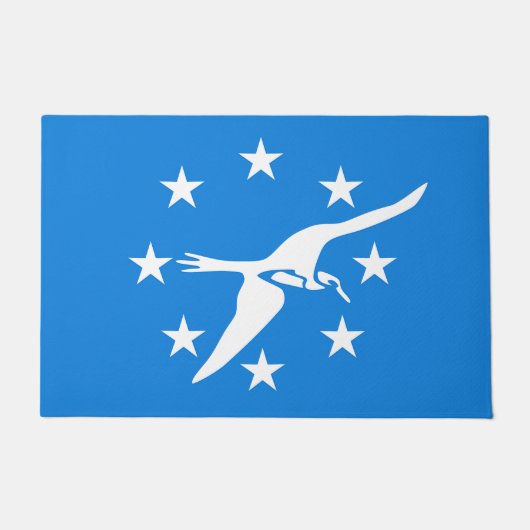 Deurmat met vlag van Corpus Christi City (Voorkant)