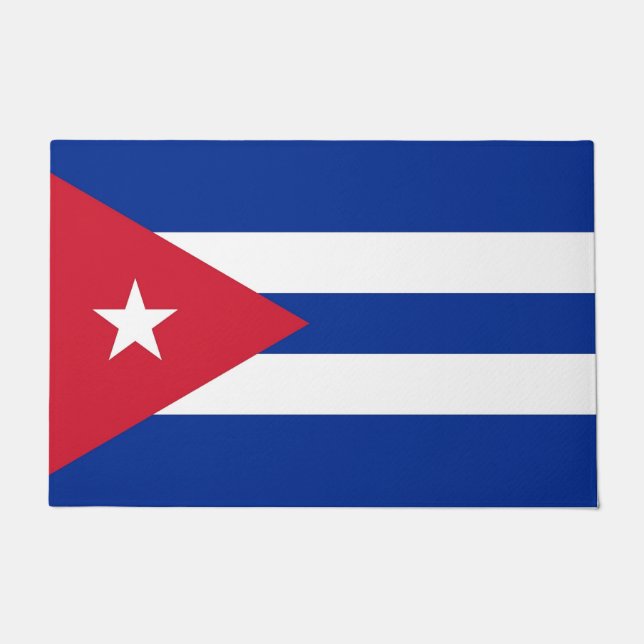 Deurmat met vlag van Cuba (Voorkant)