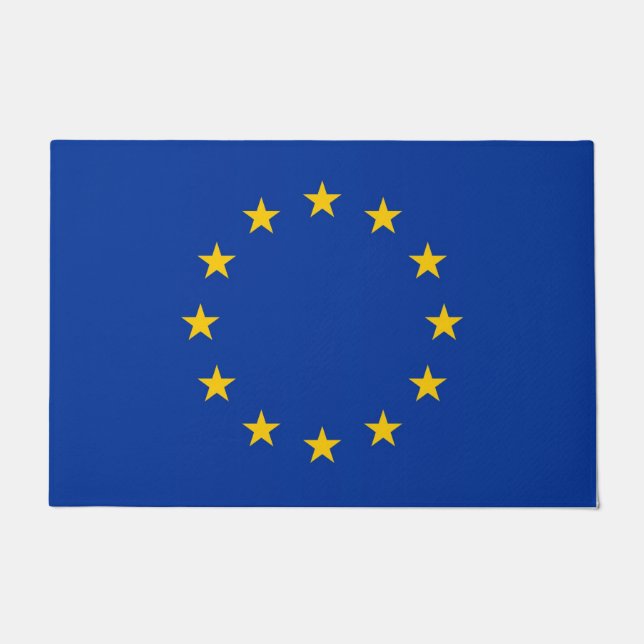 Deurmat met vlag van de Europese Unie (Voorkant)