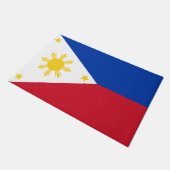 Deurmat met vlag van de Filipijnen (Schuin)