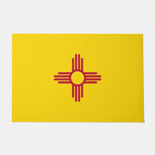 Deurmat met vlag van de staat New Mexico, VS (Voorkant)