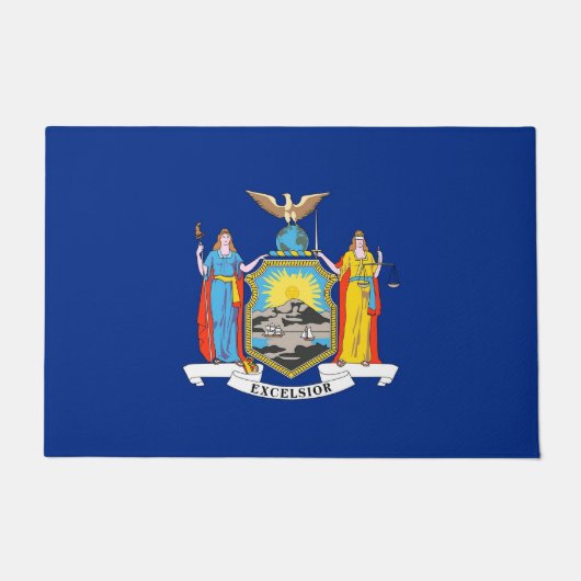 Deurmat met vlag van de staat New York, Verenigde  (Voorkant)