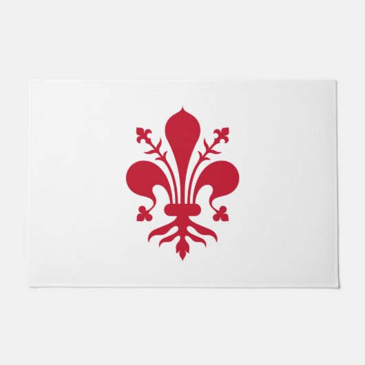 Deurmat met vlag van Florence, Italië (Voorkant)