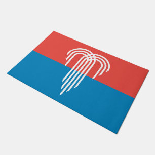 Deurmat met Vlag van Kansas City, Missouri