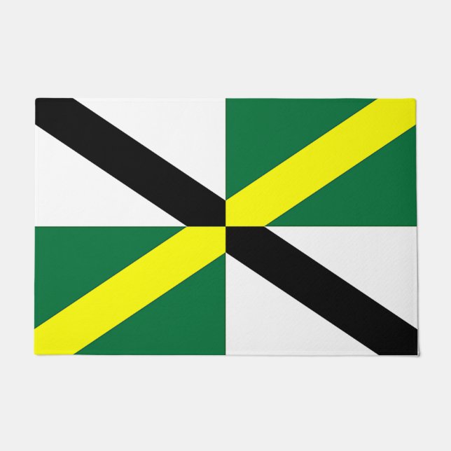 Deurmat met vlag van Monterey City (Voorkant)