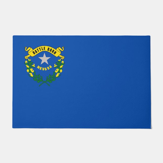 Deurmat met vlag van Nevada State, Verenigde State (Voorkant)
