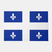 Deurmat met vlag van Quebec, Canada (Voorkant)