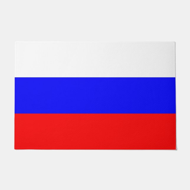 Deurmat met vlag van Rusland (Voorkant)