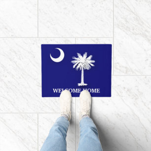 Deurmat met vlag van South Carolina